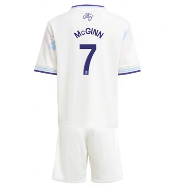 Aston Villa John McGinn #7 Tredjetrøje Børn 2025-26 Kortærmet (+ Korte bukser)